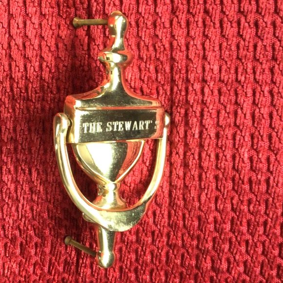 Other - Gold toned metal Door Knocker for "The Stewart's"